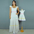 Kit de vestidos Lily Branco adulto e infantil