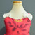 Vestido infantil Olga Zínias Vermelhas - comprar online