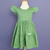 Vestido infantil Edna Verde Oliva