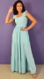 Vestido adulto Vitória Turquesa bebê - Miss Li • Moda Feminina • Tal Mãe Tal Filha
