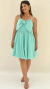 Vestido adulto Analiz Verde Água [P.E] - Miss Li • Moda Feminina • Tal Mãe Tal Filha