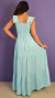 Imagem do Vestido adulto Vitória Turquesa bebê