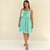 Vestido adulto Analiz Verde Água - loja online