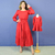 Kit de Vestidos Gabriela Vermelho Adulto e Infantil