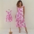 Kit de vestidos adulto Felicia e infantil Teresa Hortências Rosa