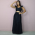 Kit Conjunto Egito Preto e Vestido infantil Helena Preto - Miss Li 