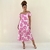 Vestido adulto Felicia Hortencias Rosa - Miss Li 