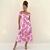 Vestido adulto Felicia Hortencias Rosa - comprar online