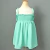Kit Macacão Adulto Vegas Verde-água e Vestido Infantil Analiz Verde-água - comprar online
