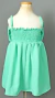 Vestido infantil Analiz Verde Água [P.E] - comprar online