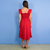 Imagem do Kit vestido adulto Rose e camisa infantil Téo Vermelho
