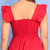 Imagem do Kit de Vestidos Adulto Rose Vermelho e infantil Helena Vermelho