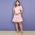 Kit de Vestidos Adulto Beatriz e Infantil Helena Floral Rosa Bebê - comprar online
