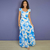 Vestido adulto Denise Floreio azul [P.E] na internet