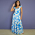 Vestido adulto Denise Floreio azul [P.E]