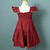 Kit de vestidos adulto Drica e infantil Denise Marsala [P.E]