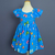 Vestido infantil Joice Borboletario Azul [P.E]