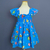 Vestido infantil Joice Borboletario Azul [P.E] - comprar online