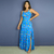 Vestido adulto Madalena Borboletario Azul [P.E] - Miss Li 