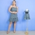 Kit Conjunto Fiorela Xadrez Preto e infantil Brenda Preto - comprar online