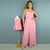 Kit macacão adulto Dubai e vestido infantil Analiz Coral [P.E] - Miss Li 