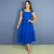 Kit Vestido adulto Vick e Camisa infantil Daniel Azul Royal - loja online