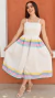 Vestido adulto Tais Poá Candy [P.E] - Miss Li • Moda Feminina • Tal Mãe Tal Filha
