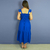 Imagem do Kit Vestido adulto Vick e Camisa infantil Daniel Azul Royal