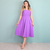Kit de Vestidos Livia Roxo Adulto e Infantil - comprar online
