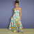 Vestido adulto Marcela Flor em aquarela