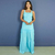 Kit Vestido adulto Luci e Camisa infantil Daniel Azul Piscina - loja online