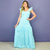 Kit de Vestidos Drica Azul e infantil Valentina Azul - comprar online