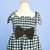 Kit Conjunto Fiorela Xadrez Preto e infantil Brenda Preto