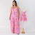 Kit Macacão adulto Dubai e vestido infantil Teresa Florido