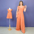 Imagem do Kit Macacão Grécia abóbora e Vestido Infantil Dani abóbora