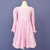 Vestido Infantil Gabriela Rosa-bebê [P.E]
