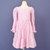 Kit Vestidos Adulto Melinda e Infantil Gabriela Rosa-bebê