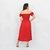 Kit de Vestidos Lourrane vermelho Adulto e Infantil na internet