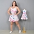 Kit macaquinho Miami e vestido infantil Aila