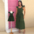 Kit de Vestidos Monique Verde Militar Adulto e infantil [P.E] - Miss Li 