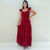 Kit de vestidos adulto Drica e infantil Denise Marsala [P.E] - loja online