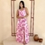 Vestido adulto Madalena Hortências Rosa - loja online