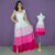 Kit de Vestidos Samira Rosa Adulto e Infantil - comprar online