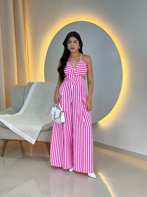 CONJUNTO/MACACÃO LISTRAS TRANSPASSADO