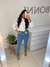 CALÇA JEANS SKINNY MODELADORA - LAVAGEM ESCURA