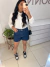 SHORT JEANS YASMIM - LAVAGEM ESCURA