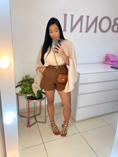 TOP + CAPA BETINA - NUDE - comprar online