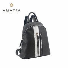 Mochila Amayra franja plateada - comprar online