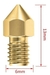 Bico Hotend 1,75mm M6 - Nozzle 0,3mm - comprar online