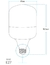 LAMPADA LED BULBO HIGH POWER BIVOLT 45W 6500K AVANT 278221378 na internet